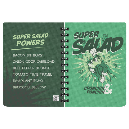 Super Salad Spiralbound Notebook