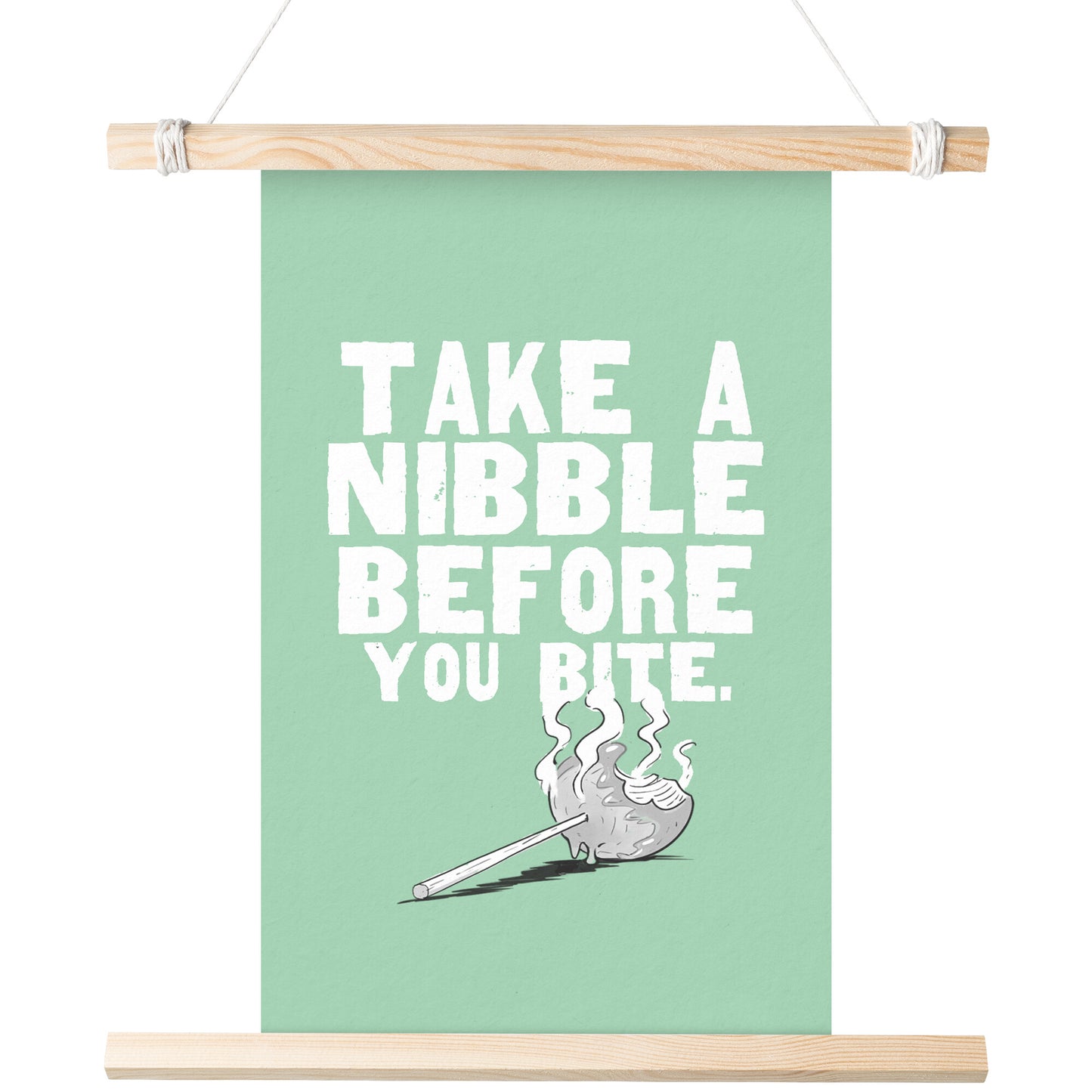 Take a Nibble Before you Bite 11x17 Poster